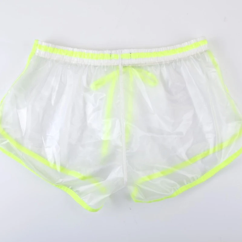 CLEVER-MENMODE Men Beach Shorts Swimwear Transparent Sexy Quick Dry Waterproof Trunks Board Shorts Man Bathing Suits Swim Boxers 6