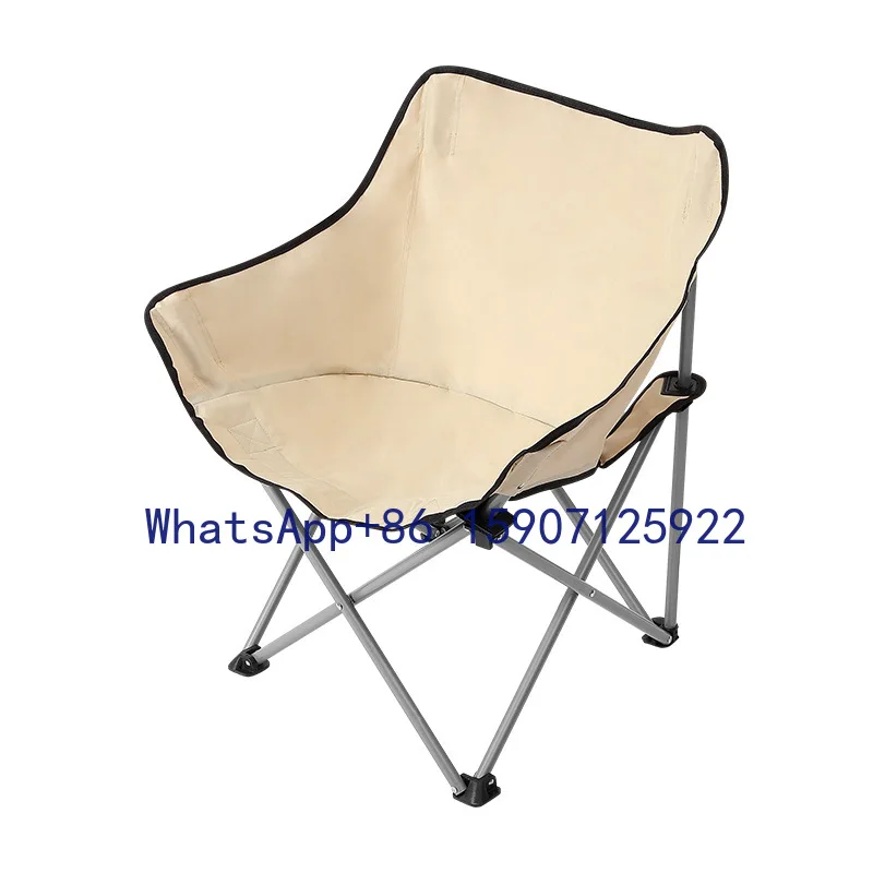 

Outdoor Folding Chair Portable Camping Moon Chair Ultralight Camping Picnic Fishing Stool Leisure Lazy Space Chair