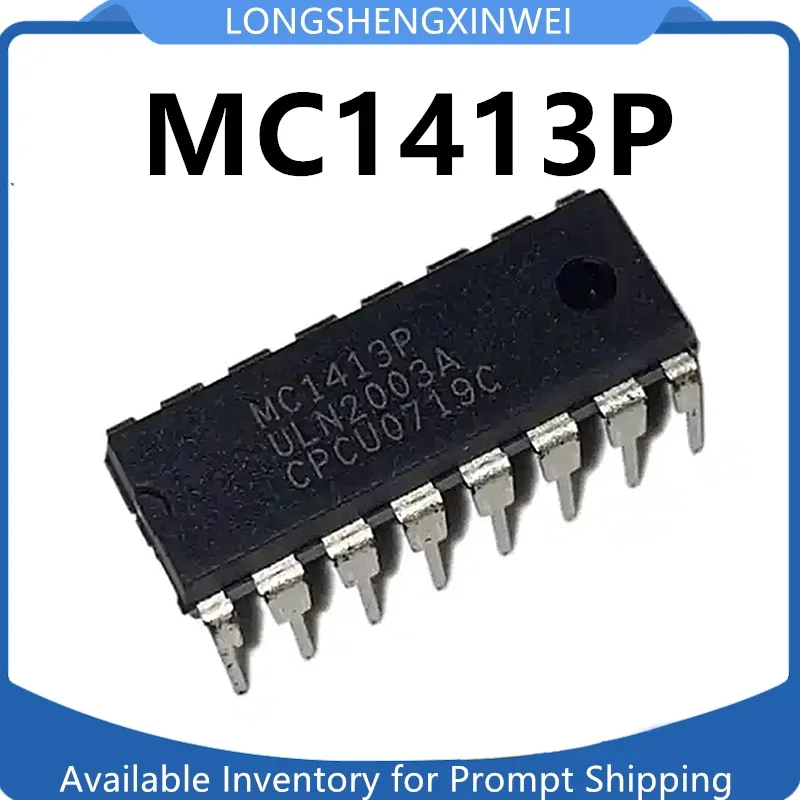 

Оригинальный встроенный 7-битный чип драйвера MC1413P ULN2003A DIP-16, 1 шт.