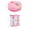 Sweeping Robot Dollhouse Electric Music Cleaning Machine Vacuum Cleaner Sweeping Robot Toy Children Gift Pretend Play Toy 6