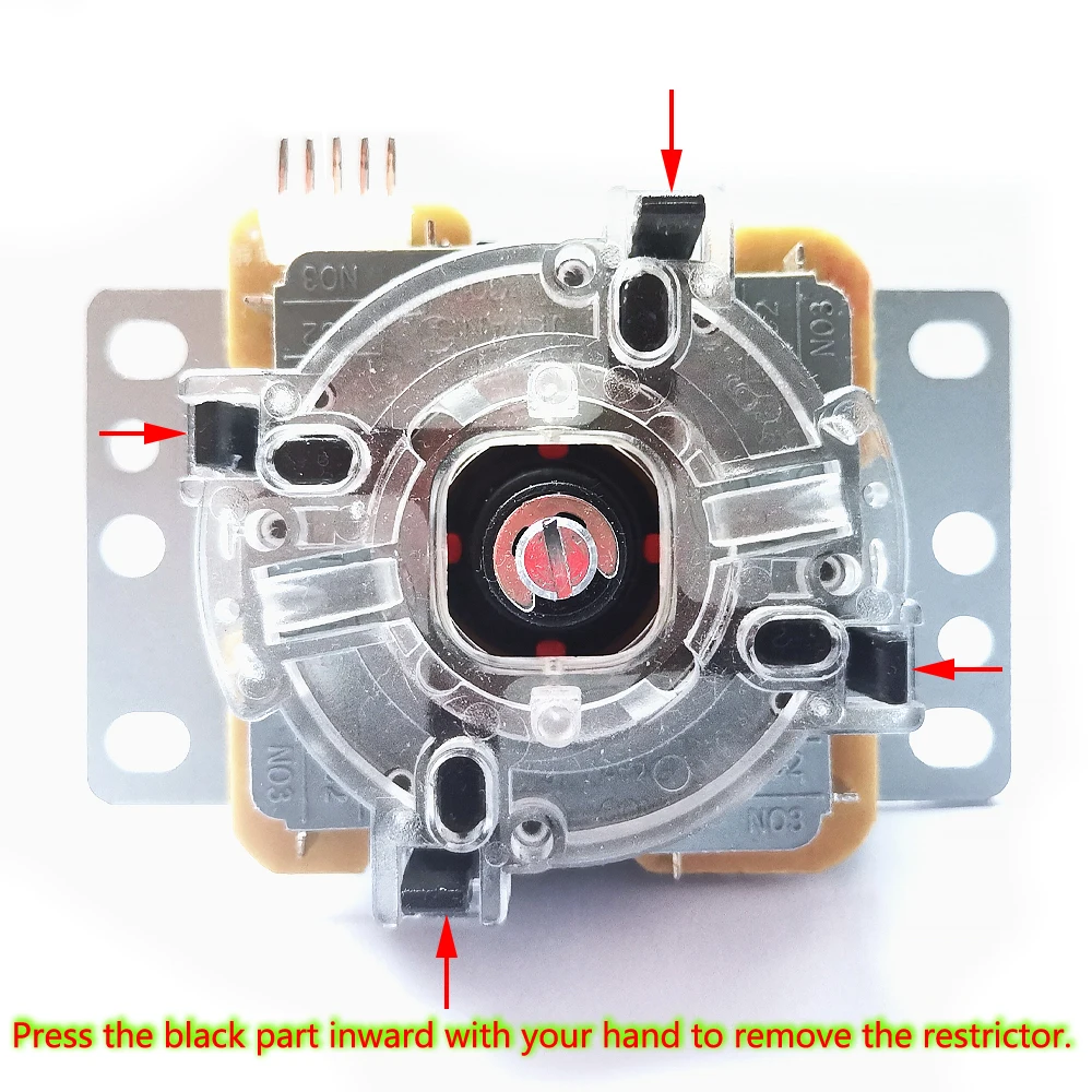 Description Picture 4 of item2X Copy Sanwa GT8 Restrictor Octagonal Square Round Gate Compatible Jlf Tp 8 YT Command Coin Arcade Joystick Board Games Kit DIY