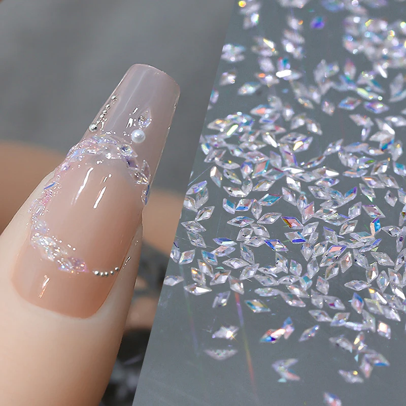Cofanetto Per Nail Art Jewels Collezione Cristalli Swarovski Crystalpixie Red Touch