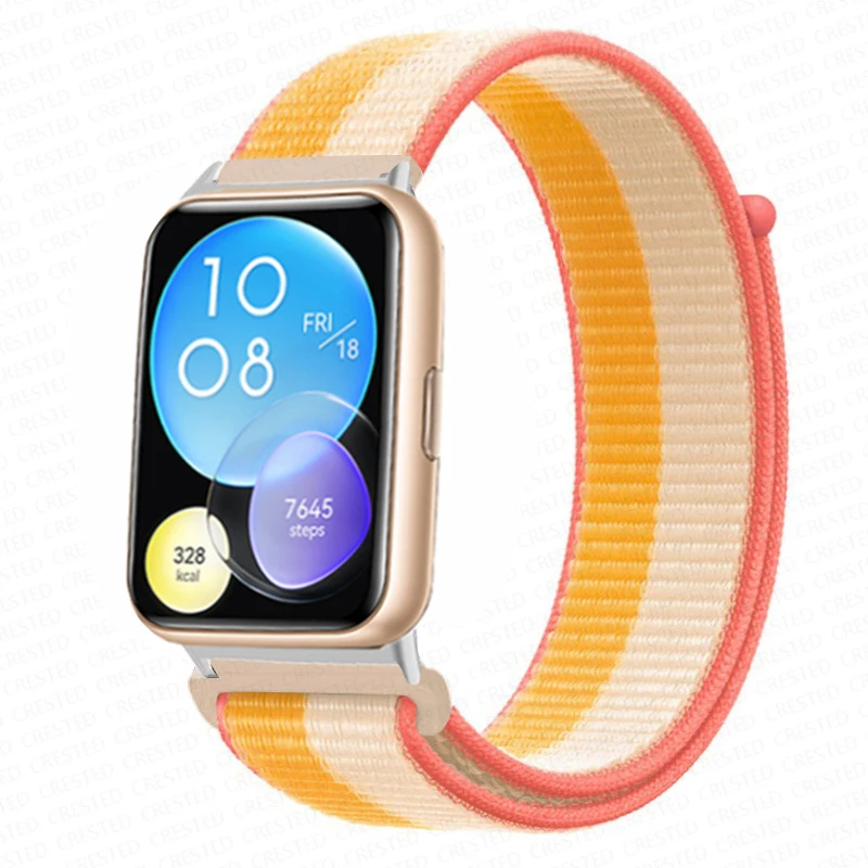 Enhanced Nylon Loop Band Smartwatch Replacement Wristband Bracelet - Durable and Stylish Nylon Strap