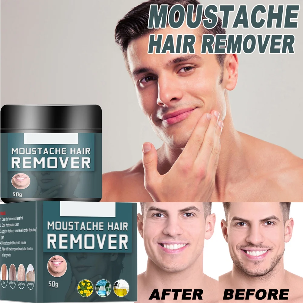 50g Painless Men Permanent Hair Removal Cream Gel Depilatory Armpit Inhibitor Beauty Health Whitening Legs Arms Chest Growth