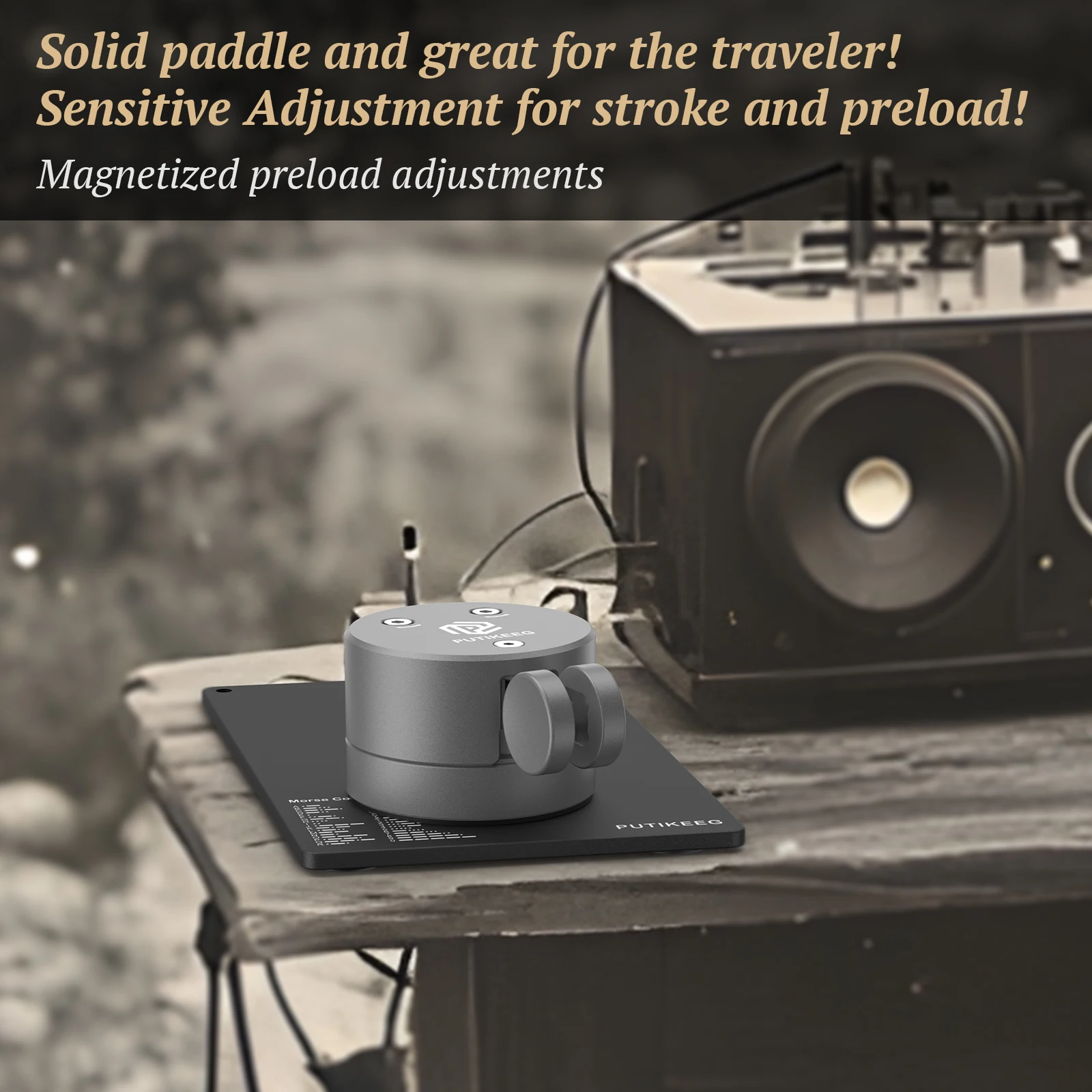 Putikeeg、CW キーのモールス信号、短波アマチュア無線、双方向無線