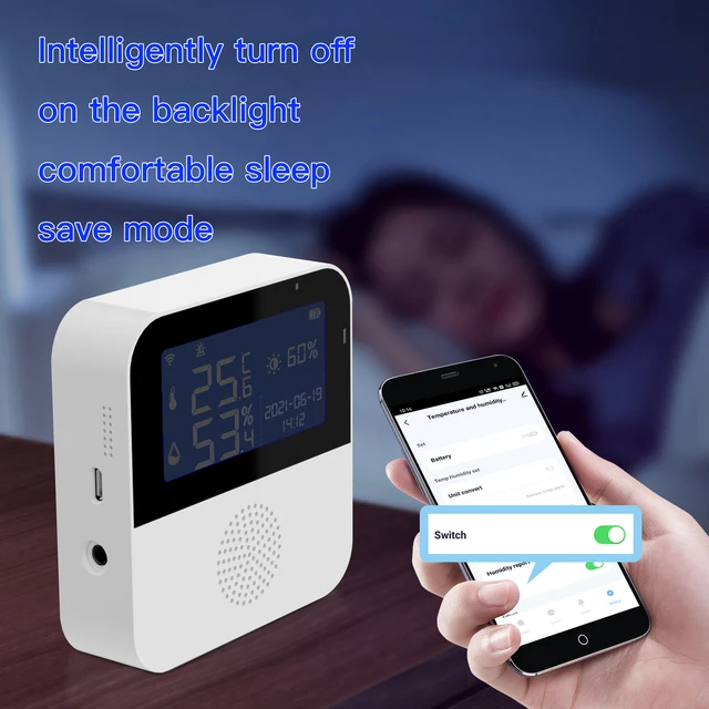 스마트 홈 식물 성장용 와이파이 온도 습도 센서