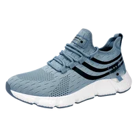 Black Men's Sports Shoes 2025 Casual Tennis Shoes White Breathable Mesh Anti Slip Barefoot Flat Bottomed Men's Running Shoes - Image 4