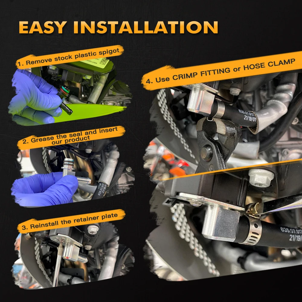 Für KTM 690 Enduro R SMC R 2008–2024 Kraftstoffzapfen-Anschluss 690 Duke/R 790 890 Adventure/R Husqvarna 701 Enduro NORDEN 901 – Detail 6