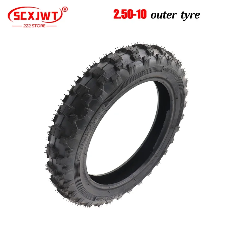 

Free shipping 2.50-10 Front Or Rear Wheel Tire 10inch Out Tyre with Inner Tube 10" For Motorcycle Motocross Dirt Pit Bike