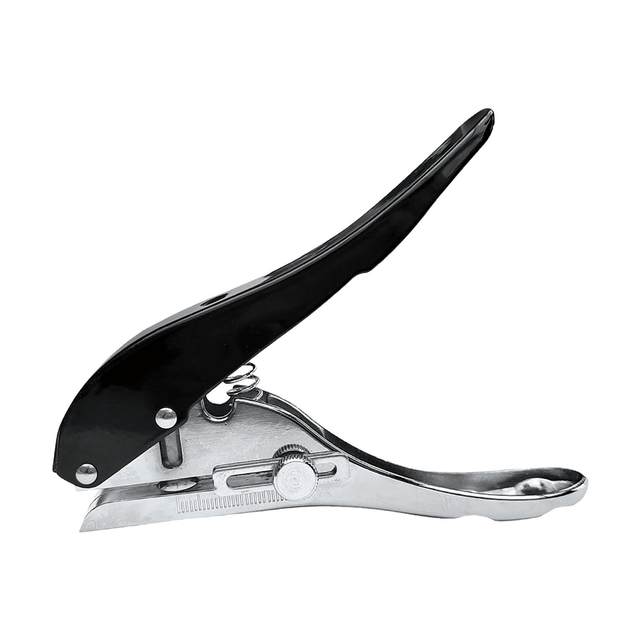 Portable Punching Pliers Handle Punch Countersink Drill Bit Handheld for Labels Badge