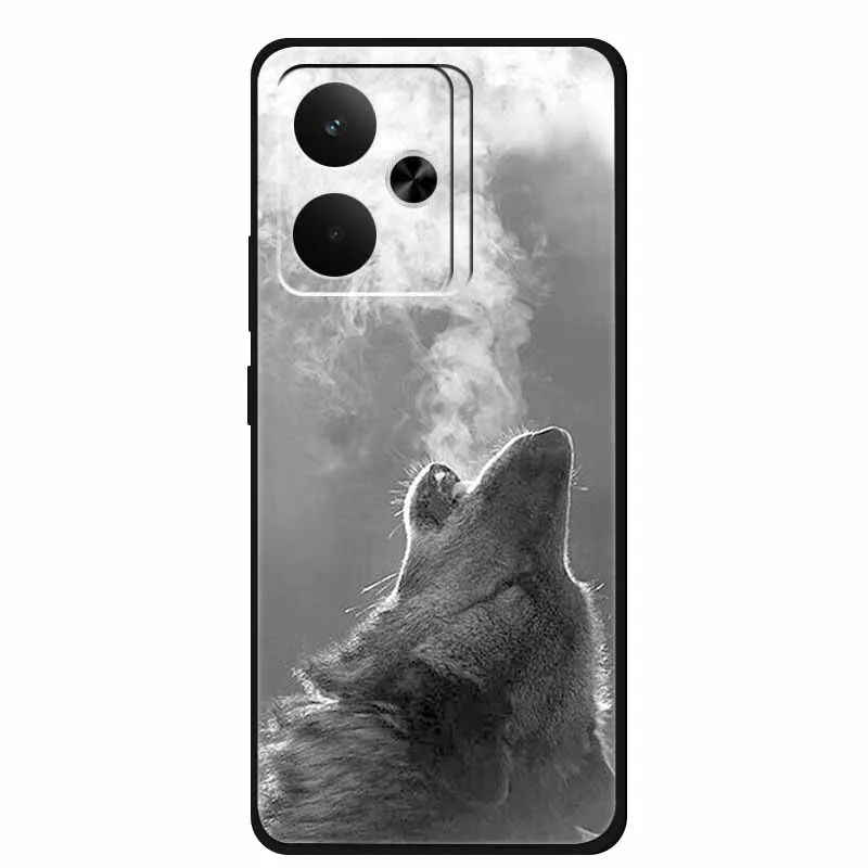 Sleek Black Silicone Soft Back Phone Case Cover