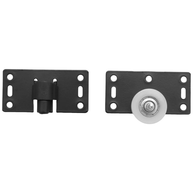 4Sets Sliding Door Wheels Rollers Pulleys Runners for Cupboard Wardrobe Cabinet Smoothly & Mute Nylon Wheels