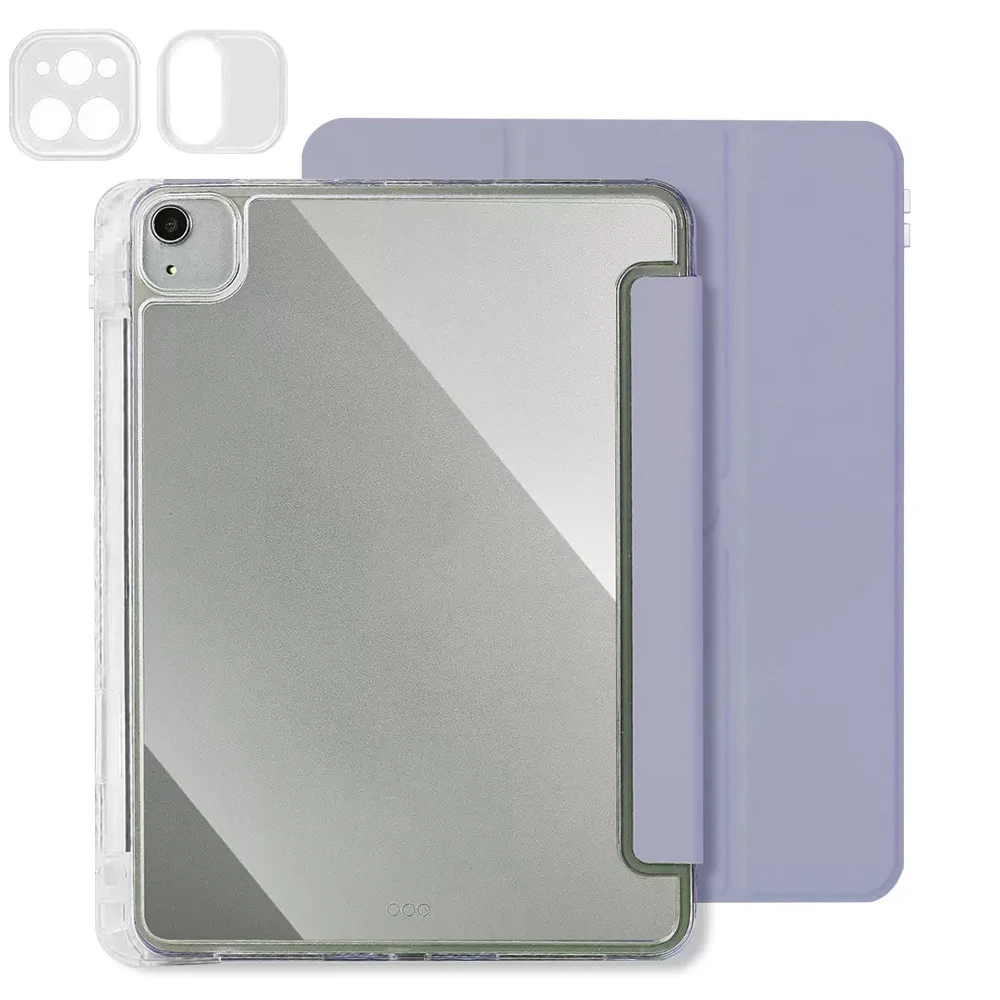 Sleek Tri-fold Clear Acrylic Tablet Case