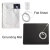 Grounding Cord, 15 Feet Grounding Cable Wire Used with Grounding Mat, Sheet, Pad, Replacement Grounding Cords for Grounding 3