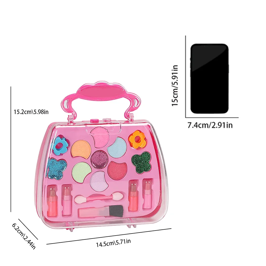 Kids Makeup Kit Girl Washable Kids Makeup Kit Girl Toys Real Little Girls Children Princess Play Makup makeup toy princess pretend toys cosmetics set