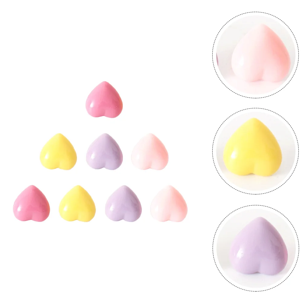 

8 Pcs Photo Wall Colored Love Pins Office Decor Round Head Push Resin Cork Board