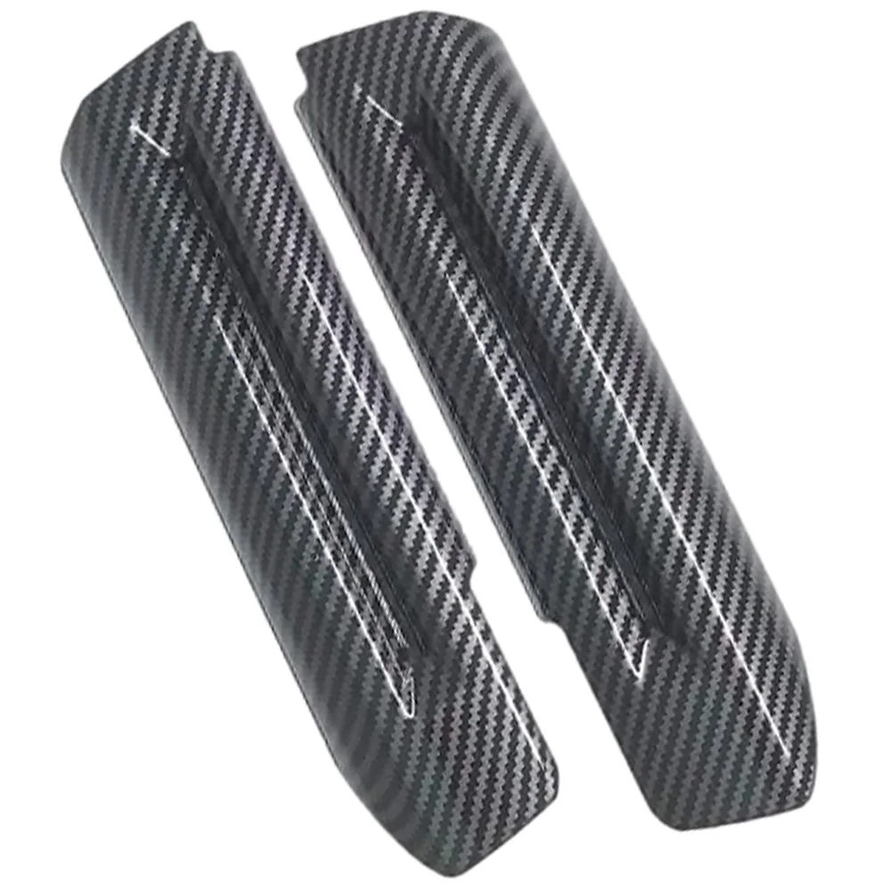 2개 자동차 내부 도어 핸들 커버 트림 도어 핸들 장식 커버 (포드 머스탱 2015 2016 2017 2018 2019 2020 2021-2024년식)