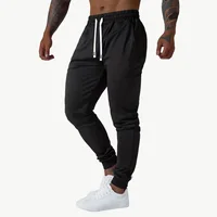 Men's ankle binding jogging pants, elastic casual sports pants, suitable for outdoor cycling, fitness, running, and hiking