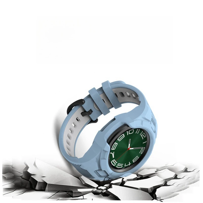 삼성 갤럭시 워치 6 클래 소프트 TPU 시계 밴드, 스포츠 실리콘 스트랩, 한국 팔찌, 47mm, 43mm, 40mm, 44mm, 42mm, 46mm