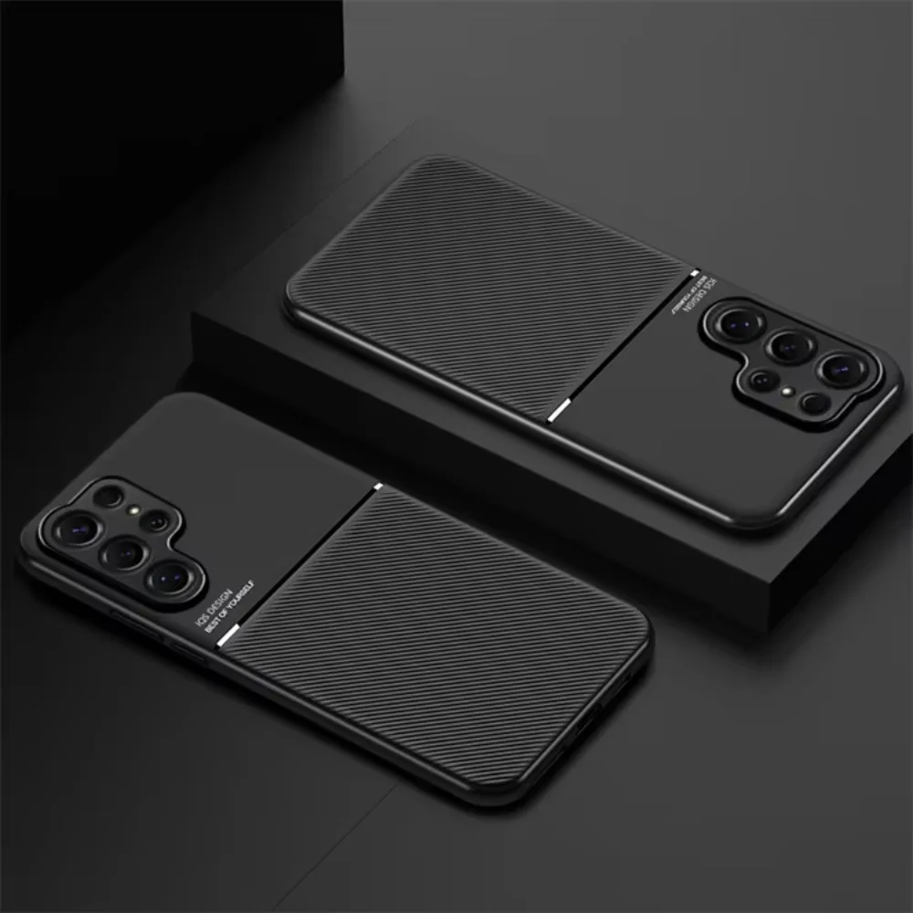 Premium Business Luxury Magnetic Leather Case - Hard Shockproof Cover