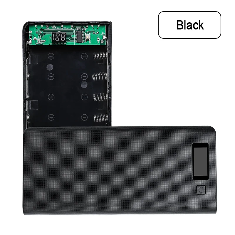 Portable Dual USB Power Bank Battery Holder Case for Mobile Phone