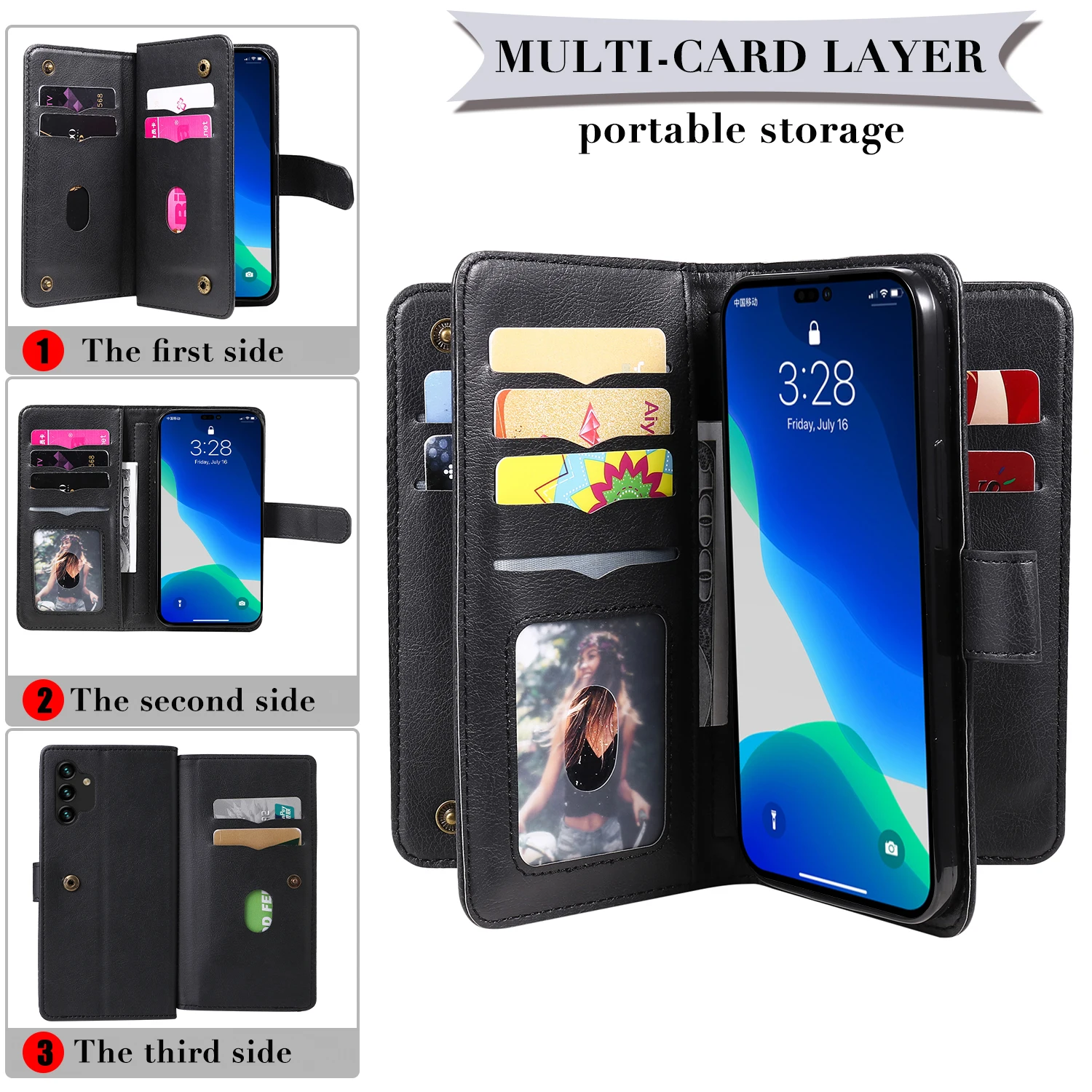 Premium Multi-Device Wallet Phone Case