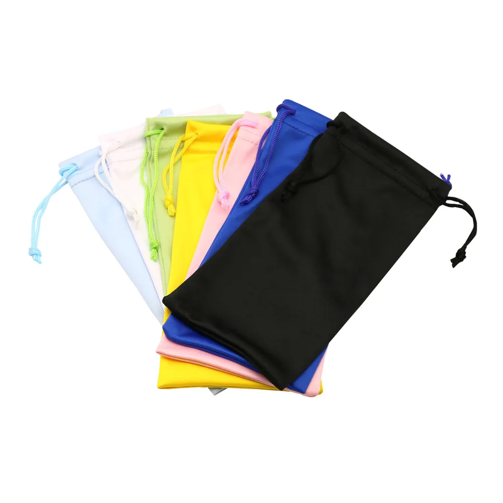 New Soft Cloth Glasses Bag Sunglasses Case Waterproof Dustproof
