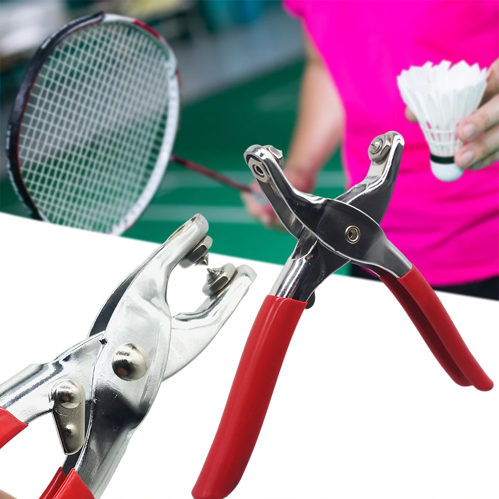 Iron Badmintons Racket Plier Outdoor Grommet Clamp Racket Threading Pincer Tool Badmintons Equipment badminton stringing clamp