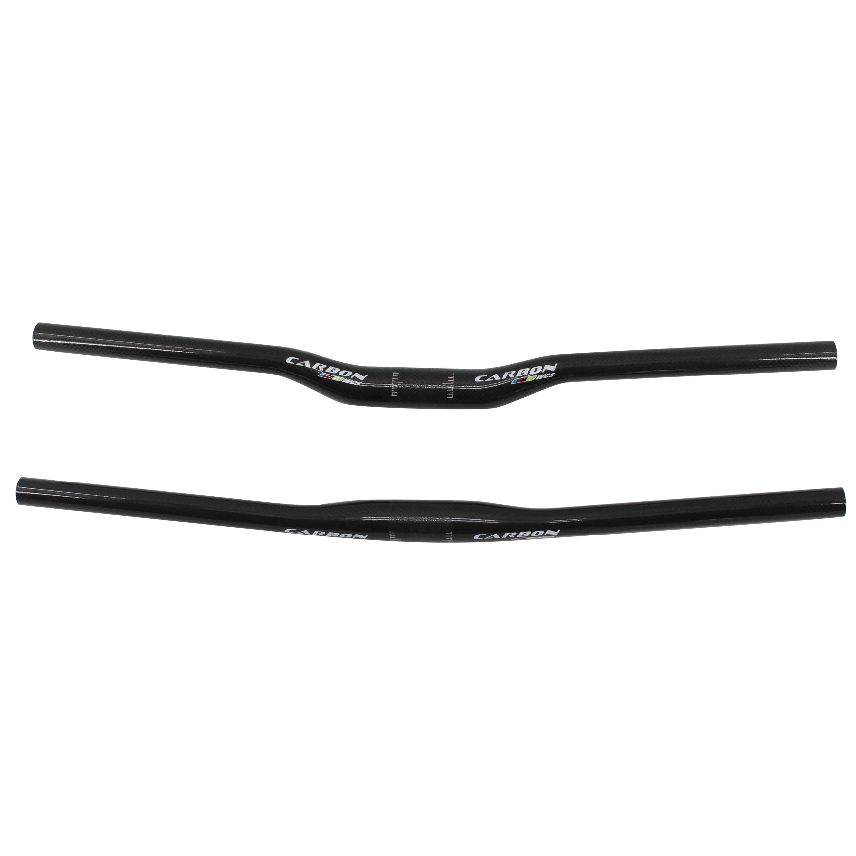 Mountain Bike 3K Full Carbon Fibre Handlebar Carbon Bicycle Handlebar Flat Rise MTB 31.8*600-760mm