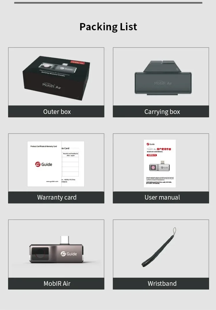 サーマルカメラGuideTYPE-C用 MobIR Air Androidグレー 51Cv9pE5uQL._UF1000,1000_QL80_.jpg