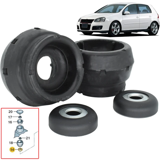 Für Skoda Octavia Fabia VW Golf Polo Bora Beetle Audi A1 A3 TT Auto L & R  Front Strut Mount lager Set OE # 1J0412331C + 1J0412249 - AliExpress