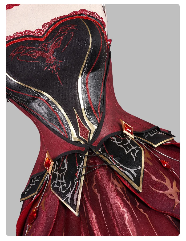 Fantasy Red Dress Cosplay Costume