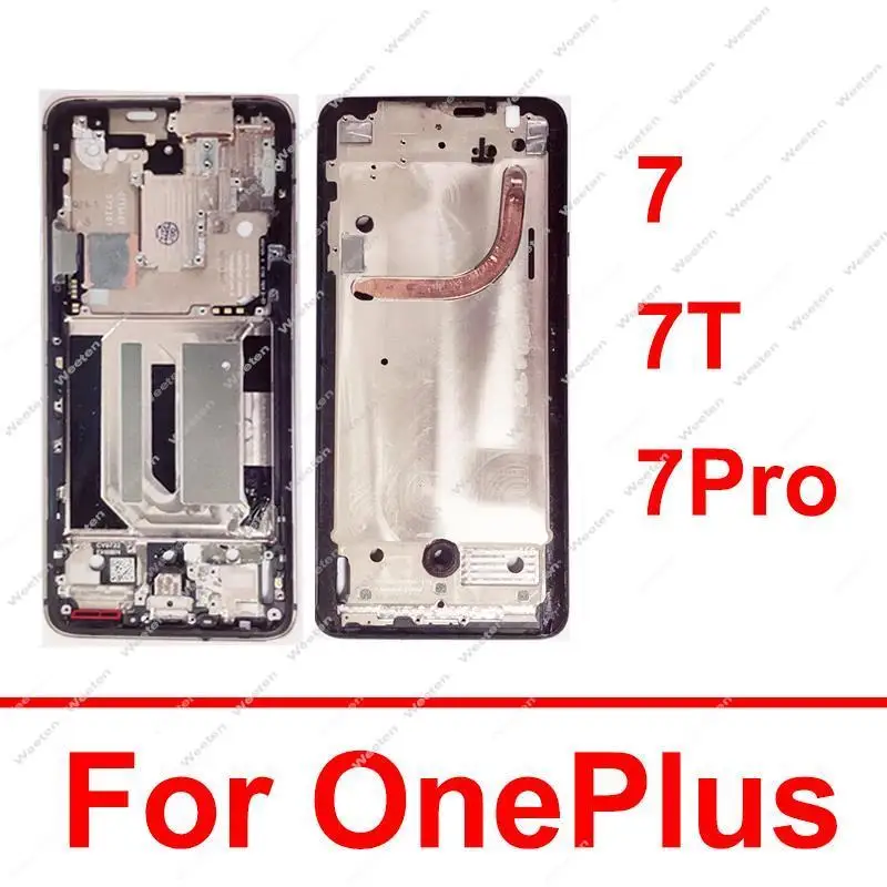Copertura Dell'Alloggiamento Del Telaio Centrale Per Sostituzione Del Telaio Della Cornice Centrale Oneplus 1 + 7 7T 7 Pro