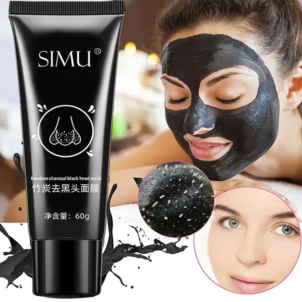 

Bamboo Charcoal Blackhead Remover Peel Off Mask Oil-Control Nose Black Dot Acne Deep Cleansing Unclogging Pore Cosmetic Skincare