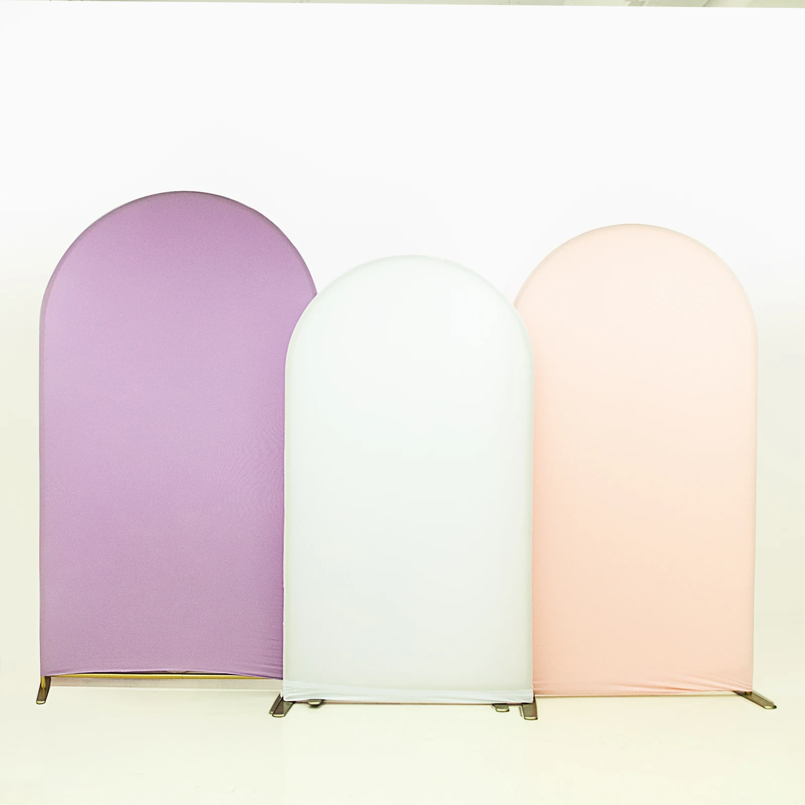 Wedding Arch Cover Double Sided Arch Backdrop Cover 15 colors 4 different arch backdrop stands Elastic Fabric