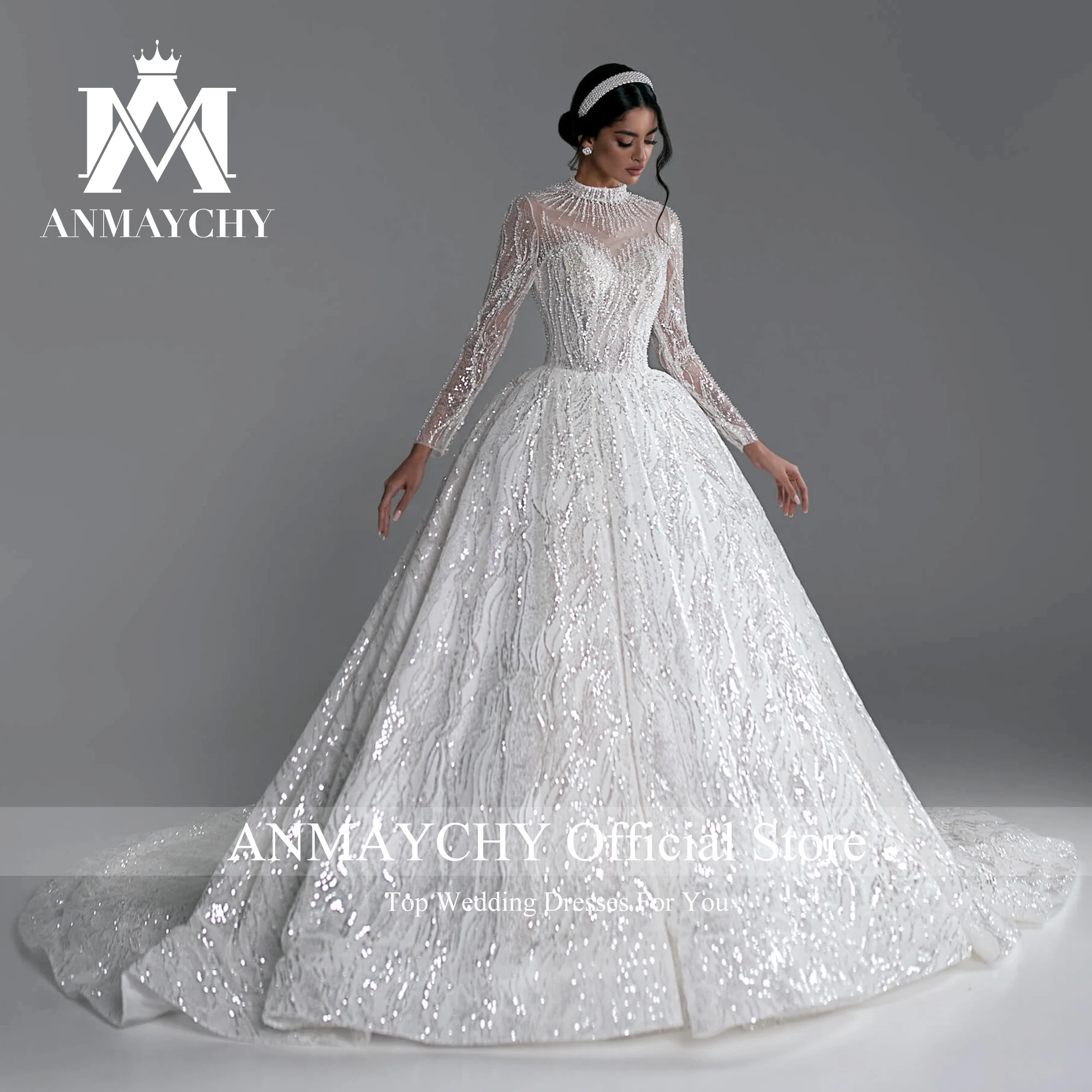 Рисунок 3 - Женское свадебное платье с блестками ANMAYCHY