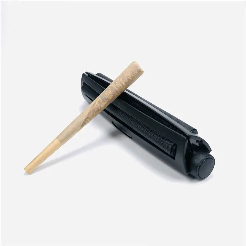 110mm Black Manual Cigarette Rolling Machine Tobacco Herb Roller Cone Portable Hand Making Tool Smoking Accessories