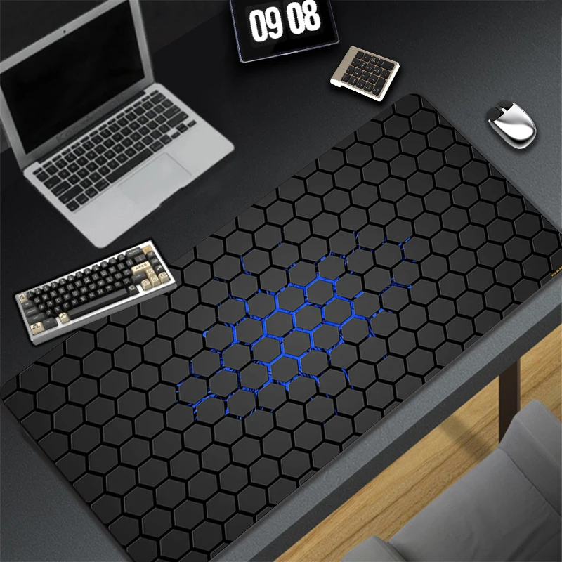 laptop, gamer, grande, anime, borracha, teclado, esteira de tabela, acessórios