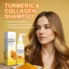 Turmeric Collagen Shampoo for Strengthening Hair Volumizing Thicken Oil Control Nourishing Shampoo Smoothing Hair Care Product 2