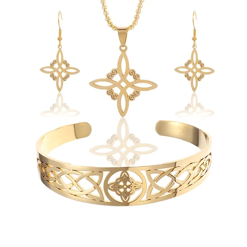 Collana Nodo Strega Argento 30X30mm Con Catenina Inclusa - Foto 11