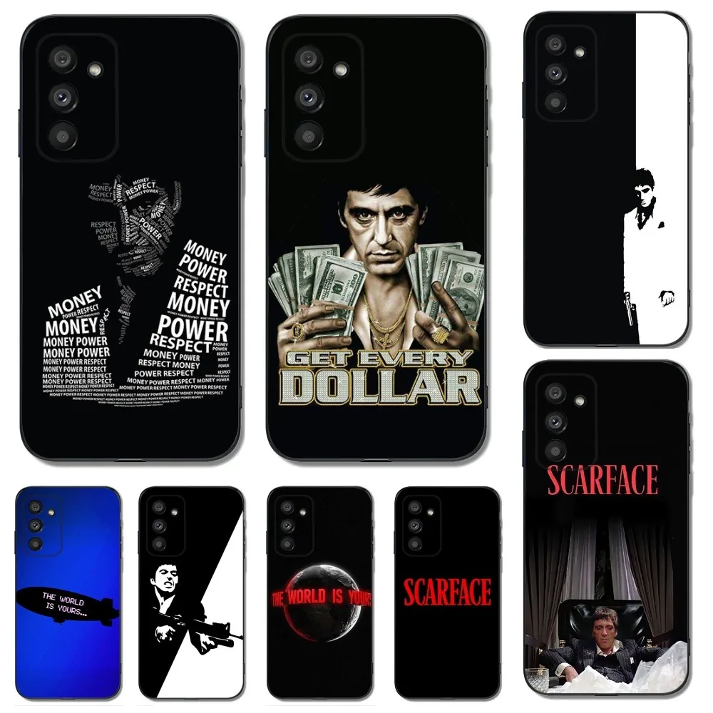 Custodia Per Telefono S-Scarface Old Film Per Samsung Galaxy A13,A21S,A22,A31,A32,A52,A53,A71,A80,A91 Soft Black Cover