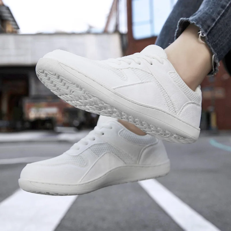 New Classic Wide Toe Casual Shoes Breathable Comfortable Women Minimalist Shoe Soft Sole Outdoor Walking Flats Loafers Size 42 5