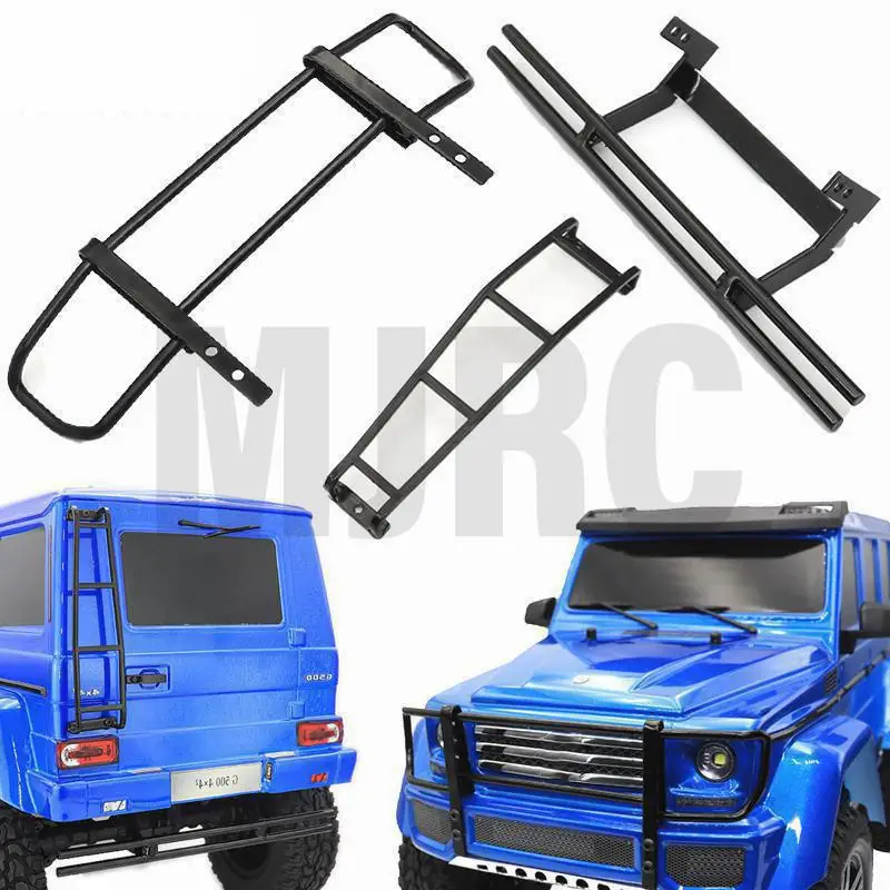 

High Quality Racing CNC Alloy Front Rear Bumper with Frame Bracket Accessories for RC Crawler Car TRX 6x6 TRX6 TRX4 G63 G500