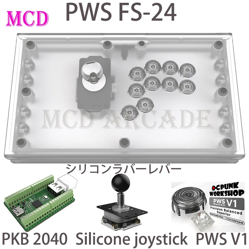Punk Workshop PWS FS-24 PWS FS-30 Arcade Fight Stick For PC SF6