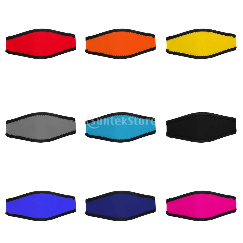 Dive Mask Strap Cover Neoprene Hair Protector Wrap Scuba Diving Snorkeling Gear Accessories-Choice of Color diving mask strap cover