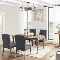 Jacquard Fabric Chair Covers Pure Color Elastic Chair Slipcover Removable Washable for Dining Room Kitchen Chair Protector Cover 2