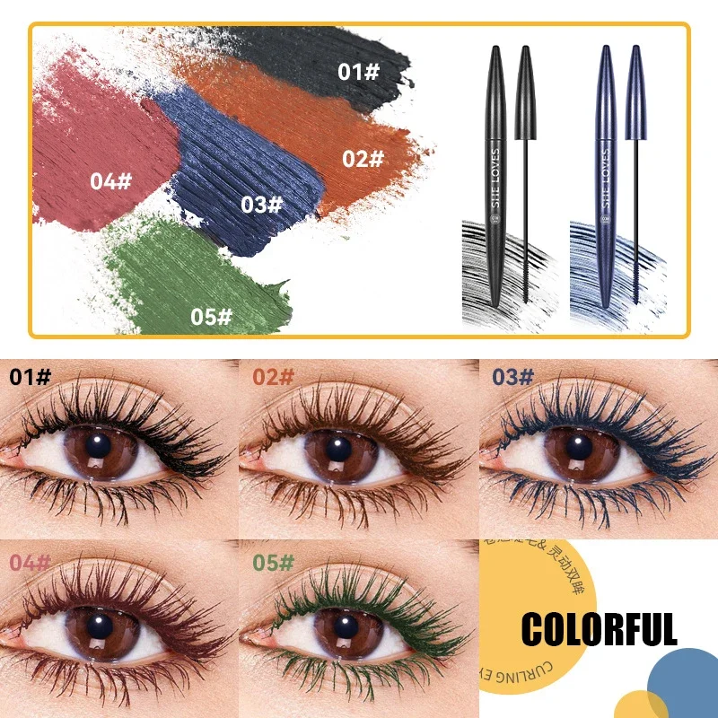 5-Color Curling Mascara 1