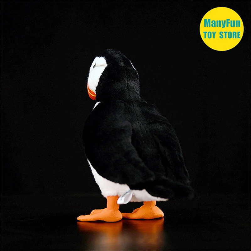 Puffin Plush Toy High Fidelity Loomery Plushie Auk Peluche Lifelike Stuffed Animals Simulation Doll Kawai Toy Gifts 6