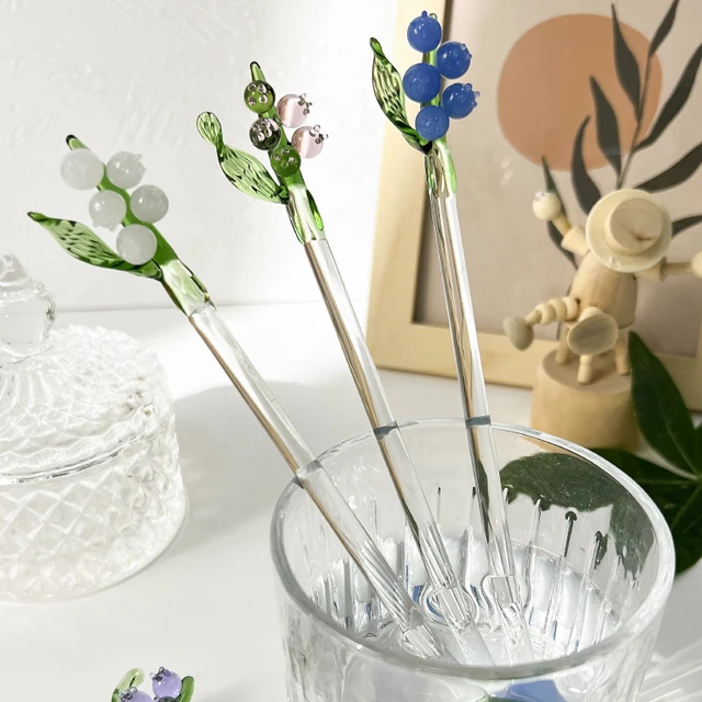 Stainless Steel Flower Reusable Coffee Stirrers Swizzle Sticks