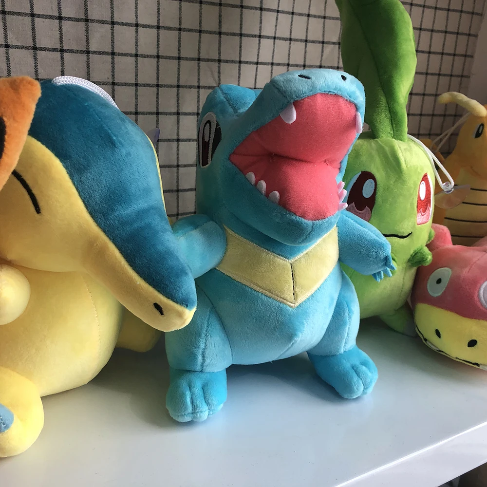 Hot Pokemon Plush Toy Tepig Gengar Steelix Dragonair Pikachu Riding Lapras Gyarados Doll Piplup Sylveon Xmas Gift for Kids